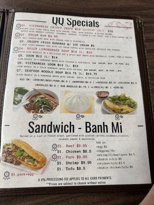 Menu photo 7 QQ Noodle Marina, CA