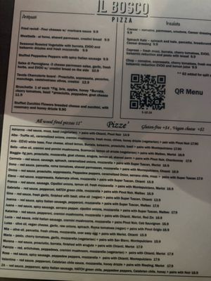 Menu photo 1 IL Bosco Pizza Scottsdale, AZ Menu photo 1 IL Bosco Pizza Scottsdale, AZ