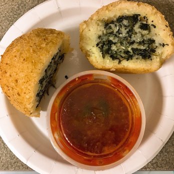 Bova's Bakery - Spinach and Cheese Arancini - Bakeries Near Me - Boston, Massachusetts