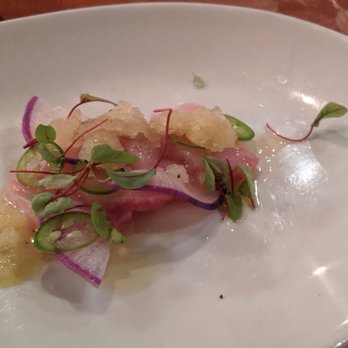 Staple & Fancy - Hamachi crudo - Italian Near Me - Seattle, Washington