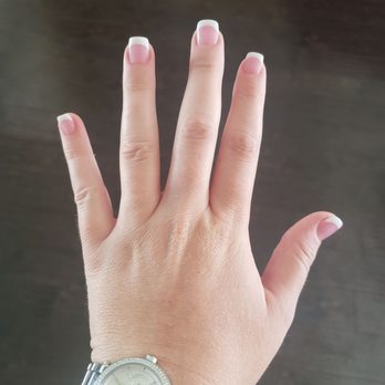 LeVie Nail Lounge - Solar pink and white full set. - Nail Salons Near Me - Lewisville, Texas LeVie Nail Lounge - Solar pink and white full set. - Nail Salons Near Me - Lewisville, Texas