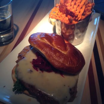 Root Down DIA - Turkey burger ($15) - New American Near Me - Denver, Colorado Root Down DIA - Turkey burger ($15) - New American Near Me - Denver, Colorado