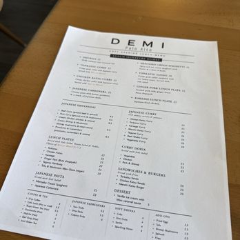 Demi - menu - Japanese Near Me - Palo Alto, California Demi - menu - Japanese Near Me - Palo Alto, California