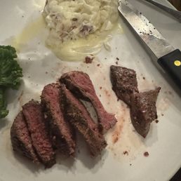 Buffalo Sirloin & Garlic Mashed Potatoes Buffalo Sirloin & Garlic Mashed Potatoes