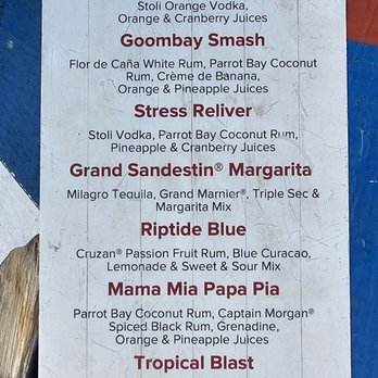Marina Bar & Grill - drink menu 2 of 2 - Wine Bars Near Me - Miramar Beach, Florida Marina Bar & Grill - drink menu 2 of 2 - Wine Bars Near Me - Miramar Beach, Florida