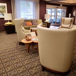 The lobby/dining area.