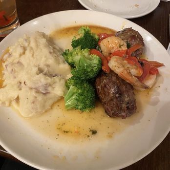 Capone's Restaurant & Lounge - Filet and shrimp scampi - Italian Near Me - Peabody, Massachusetts
