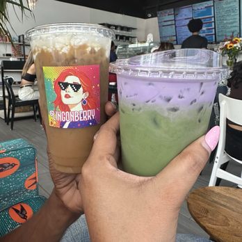 Lingonberry Roastery & Bakery - Iced coffee & Ube matcha - Breakfast & Brunch Near Me - Palm Beach Gardens, Florida Lingonberry Roastery & Bakery - Iced coffee & Ube matcha - Breakfast & Brunch Near Me - Palm Beach Gardens, Florida