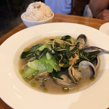 Lei - Steamed cockles with loofah gourd - Wine Bars Near Me - New York, New York Lei - Steamed cockles with loofah gourd - Wine Bars Near Me - New York, New York