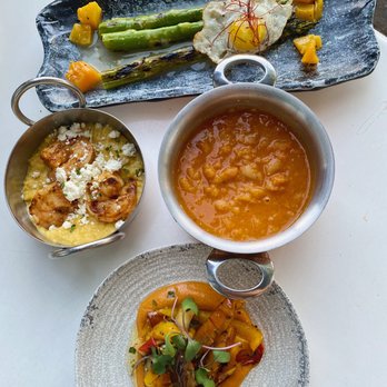 AMBAR Restaurant, Clarendon - asparagus, grilled veggies, baked beans, shrimp - Modern European Near Me - Arlington, Virginia AMBAR Restaurant, Clarendon - asparagus, grilled veggies, baked beans, shrimp - Modern European Near Me - Arlington, Virginia