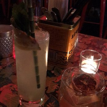 Aroi Mak Mak - Both drinks were delicious but the one on the right is my new fave! - Cocktail Bars Near Me - Redlands, California