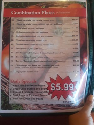 Menu photo 4 El Charrito Authentic Mexican Cuisine Glendale, AZ