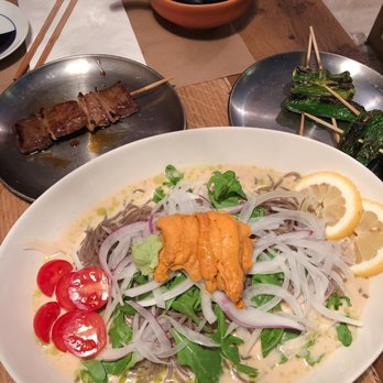 nonono - Uni soba cold noodles (delicious!!) - Izakaya Near Me - New York, New York nonono - Uni soba cold noodles (delicious!!) - Izakaya Near Me - New York, New York