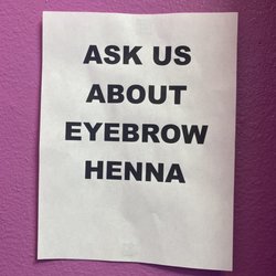 Grace eyebrow threading - Sign