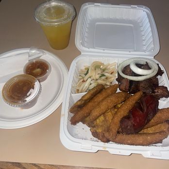 La Tranquilite L'Impressioniste Restaurant - Fritaille with Griot, Passionfruit Juice - Haitian Near Me - Brooklyn, New York La Tranquilite L'Impressioniste Restaurant - Fritaille with Griot, Passionfruit Juice - Haitian Near Me - Brooklyn, New York