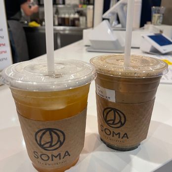 SOMA Tea & Mocktail - Lychee and sesame. Double fisting. - Bubble Tea Near Me - Irvine, California SOMA Tea & Mocktail - Lychee and sesame. Double fisting. - Bubble Tea Near Me - Irvine, California
