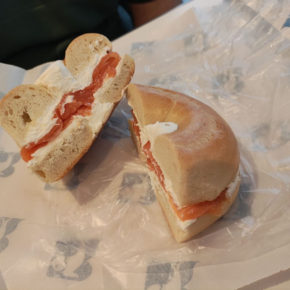 Russ & Daughters - Classic Bagel and Lox on a Plain Bagel - Bagels Near Me - New York, New York