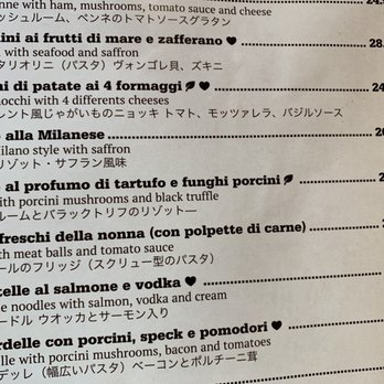 Grampi's - Pasta menu - Italian Near Me - Zermatt, VS
