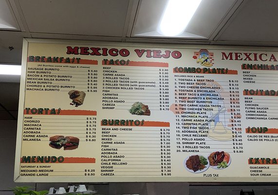 Menu photo 4 Mexico Viejo Carlsbad, CA