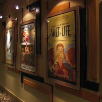 Landmark's E Street Cinema - the lower level corridor with its many movie posters - Cinema Near Me - Washington, DC, District of Columbia