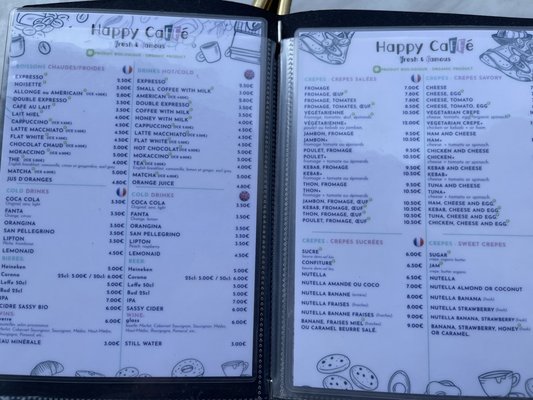 Menu photo 2 Happy Caffé Paris, 75 Menu photo 2 Happy Caffé Paris, 75