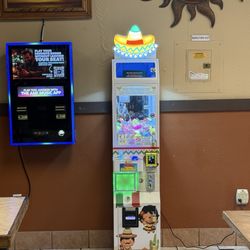 Viva Taqueria - And besides great food...they have a cool claw machine for anyone to play with cool prizes for just about anyone!!