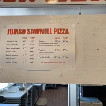 The Sawmill - Menu - Sports Bars Near Me - Seaside Park, New Jersey
