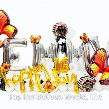 Top Hat Balloon Werks - Name Marquee - Balloon Services Near Me - Mission Viejo, California Top Hat Balloon Werks - Name Marquee - Balloon Services Near Me - Mission Viejo, California