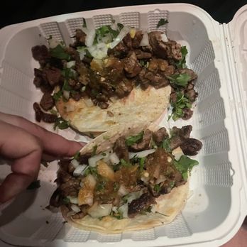 Tacos Al Pastor - 2 chica tacos steak, onion, cilantro - Mexican Near Me - San Jose, California