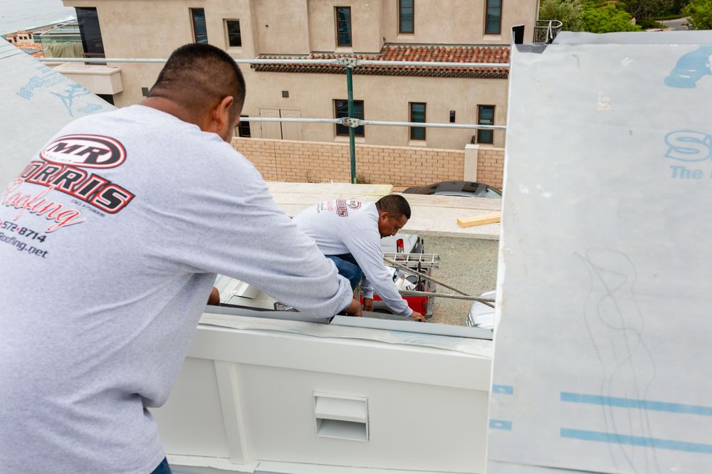 Slide of Morris Roofing