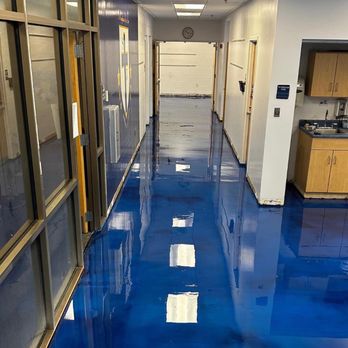 Rio Epoxy Flooring - Blue metallic epoxy with black accents. This space now feels luxurious, modern, and truly one of a kind. - Flooring Near Me - Austin, Texas Rio Epoxy Flooring - Blue metallic epoxy with black accents. This space now feels luxurious, modern, and truly one of a kind. - Flooring Near Me - Austin, Texas