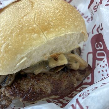 30 Burgers - 4. Mushroom Swiss Burger - Burgers Near Me - Branchburg, New Jersey 30 Burgers - 4. Mushroom Swiss Burger - Burgers Near Me - Branchburg, New Jersey