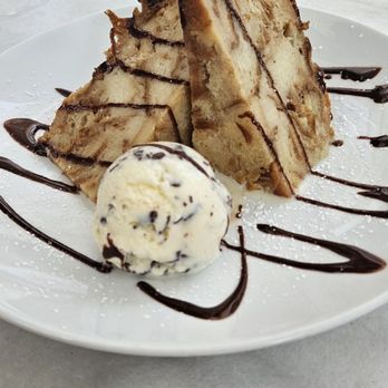 Coppa Osteria - Croissant bread pudding - Italian Near Me - Houston, Texas