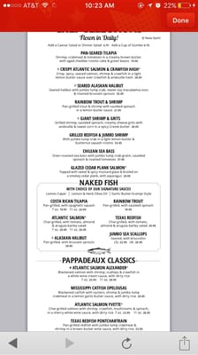 Menu photo 7 Pappadeaux Seafood Kitchen Houston, TX Menu photo 7 Pappadeaux Seafood Kitchen Houston, TX