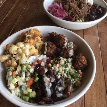 YAFO Kitchen - Two build your own bowls. - Middle Eastern Near Me - Charlotte, North Carolina YAFO Kitchen - Two build your own bowls. - Middle Eastern Near Me - Charlotte, North Carolina