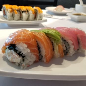 Azukar Sushi - Rainbow Roll - Sushi Bars Near Me - Sacramento, California Azukar Sushi - Rainbow Roll - Sushi Bars Near Me - Sacramento, California