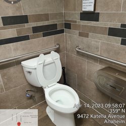 Arco Gas Station - Clean Restroom and Toilet works Great