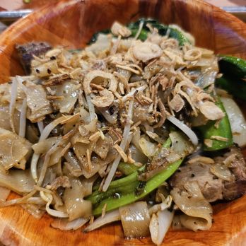 Blood Bros. BBQ - Smoked Brisket & Gai Lan Chow Fun - Barbeque Near Me - Bellaire, Texas