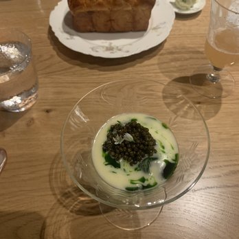 Kato - Caviar with milk bread and kombu butter - Taiwanese Near Me - Los Angeles, California Kato - Caviar with milk bread and kombu butter - Taiwanese Near Me - Los Angeles, California