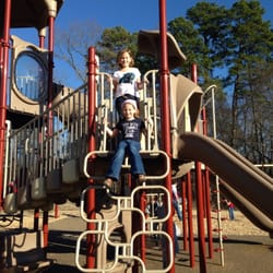 Bradford Park - My girls enjoying the new playground.