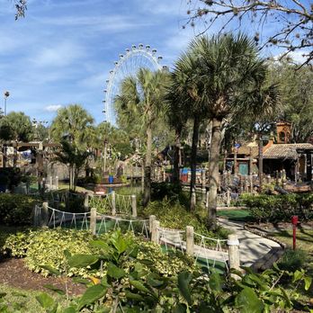 Pirate's Cove - View from parking lot - Mini Golf Near Me - Orlando, Florida Pirate's Cove - View from parking lot - Mini Golf Near Me - Orlando, Florida