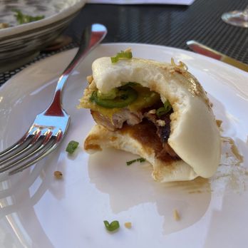 Sweet Basil - Whiskey Maple Pork Belly Bao Buns - New American Near Me - Vail, Colorado