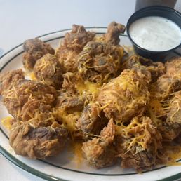 Fried mushrooms. Fried mushrooms.