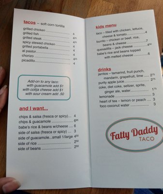 Menu photo 6 Fatty Daddy Taco Brooklyn, NY Menu photo 6 Fatty Daddy Taco Brooklyn, NY