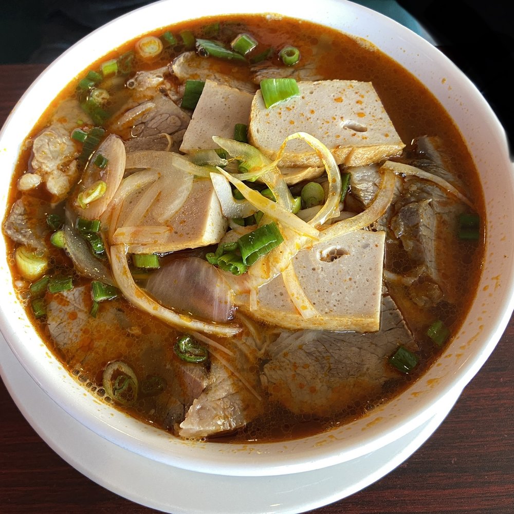 Pho House - #28 Spicy beef noodle soup (bun bo hue) - Vietnamese Near Me - Slidell, Louisiana Pho House - #28 Spicy beef noodle soup (bun bo hue) - Vietnamese Near Me - Slidell, Louisiana