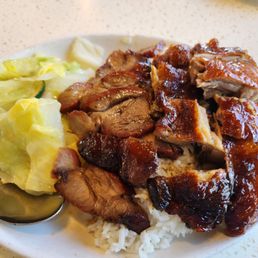 BBQ pork and roast duck BBQ pork and roast duck