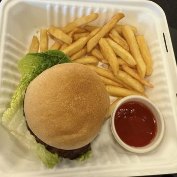 Two Johns Taphouse - $40 Dollar plain Gluten Free Burger - GF Bread Lettuce and meat -  Meh in taste - husband ate the chips - not sure of cross contamination - Pubs Near Me - Melbourne Airport, VIC