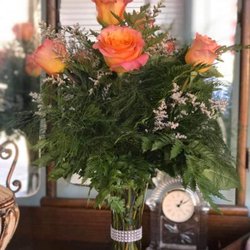 Gladewater Flowers & More - 6 long stem Kahala Rose arrangement. Such a pretty rose to work with.