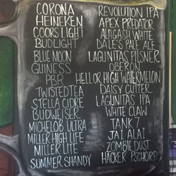 Teddy O’Brians - Beer list