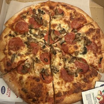 Harbor Pizza & More - Custom size M pizza (pepperoni, sausage, mushrooms) - Pizza Near Me - Garden Grove, California Harbor Pizza & More - Custom size M pizza (pepperoni, sausage, mushrooms) - Pizza Near Me - Garden Grove, California